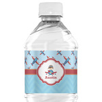 Airplane Theme Water Bottle Labels - Custom Sized (Personalized)