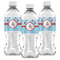 Airplane Theme Water Bottle Labels - Front View