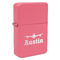 Airplane Theme Windproof Lighters - Pink - Front/Main