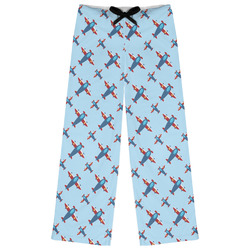 Airplane Theme Womens Pajama Pants - L