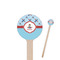 Airplane Theme Round Wooden Stir Sticks (Personalized)