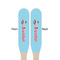 Airplane Theme Wooden Food Pick - Paddle - Double Sided - Front & Back