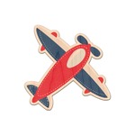 Airplane Theme Genuine Maple or Cherry Wood Sticker