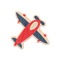 Airplane Theme Wooden Sticker - Main