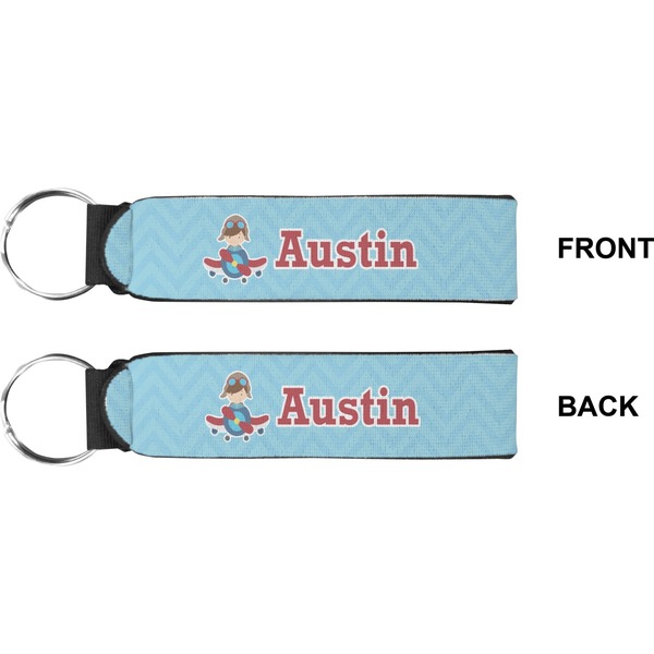 Airplane Theme Wristlet (Front + Back)