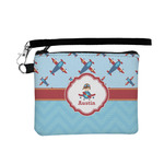 Airplane Theme Wristlet ID Case w/ Name or Text