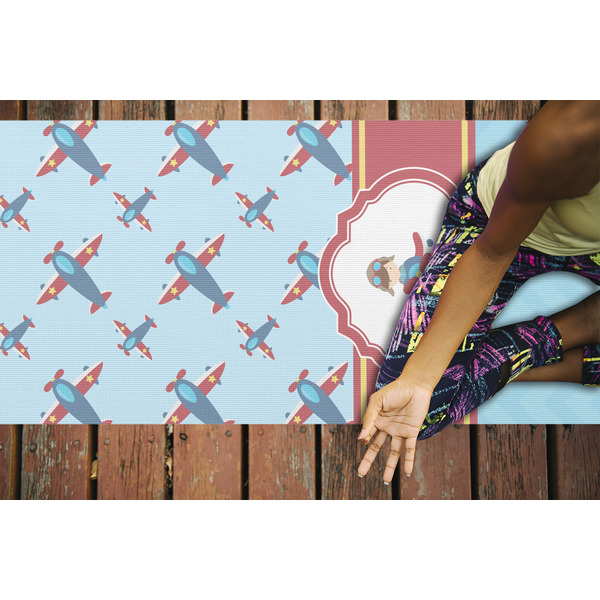 Airplane Theme Yoga Mats - LIFESTYLE