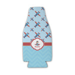 Airplane Theme Zipper Bottle Cooler (Personalized)