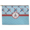 Airplane Theme Zipper Pouch Large (Front)