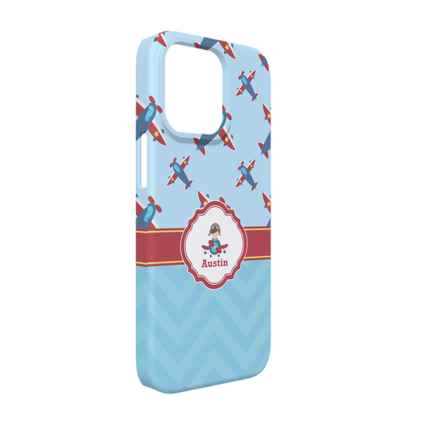 Custom Airplane Theme iPhone Case - Plastic - iPhone 13 (Personalized)
