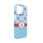 Airplane Theme iPhone Case - Plastic - iPhone 13 Mini (Personalized)