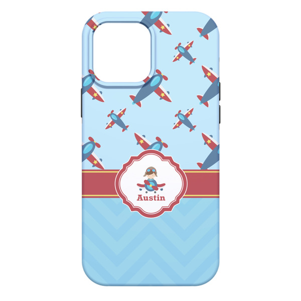 Airplane Theme iPhone 13 Pro Max Tough Case - Back