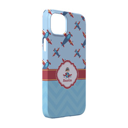 Airplane Theme iPhone Case - Plastic - iPhone 14 (Personalized)