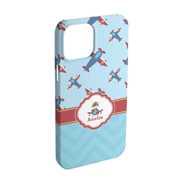 Custom Airplane Theme iPhone Case - Plastic - iPhone 15 (Personalized)