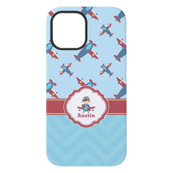 Airplane Theme iPhone 15 Pro Max Tough Case - Back