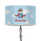 Airplane & Pilot 12" Drum Lamp Shade - Poly-film (Personalized)