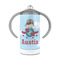 Airplane & Pilot 12 oz Stainless Steel Sippy Cups - FRONT