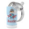 Airplane & Pilot 12 oz Stainless Steel Sippy Cups - Top Off