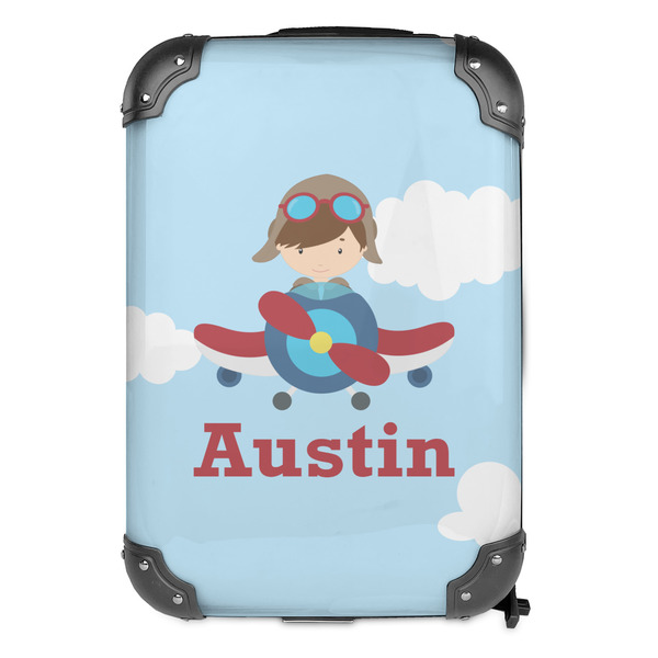 Airplane & Pilot 13" Hard Shell Backpacks - FRONT