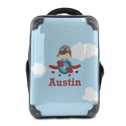 Airplane & Pilot 15" Hard Shell Backpack (Personalized)