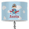 Airplane & Pilot Drum Lamp Shade (Personalized)