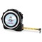 Airplane & Pilot 16 Foot Black & Silver Tape Measures - Front