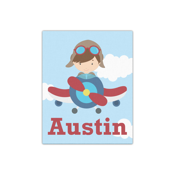 Airplane & Pilot 16x20 - Canvas Print - Front View