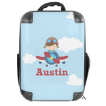 Airplane & Pilot Hard Shell Backpack (Personalized)
