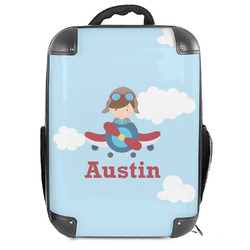 Airplane & Pilot 18" Hard Shell Backpack (Personalized)