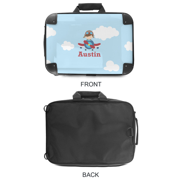 Airplane & Pilot 18" Laptop Briefcase - APPROVAL