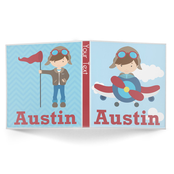 Airplane & Pilot 3-Ring Binder Approval- 1in