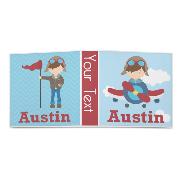 Airplane & Pilot 3-Ring Binder Approval- 2in