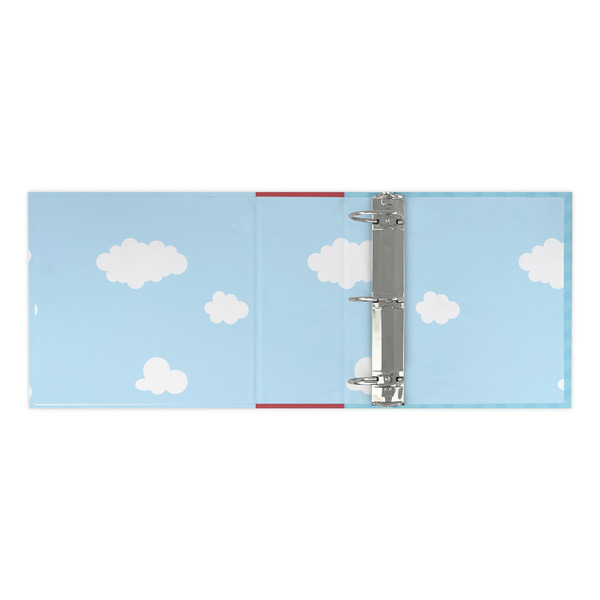 Airplane & Pilot 3 Ring Binders - Full Wrap - 3" - OPEN INSIDE