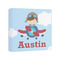 Airplane & Pilot Canvas Print - 8x8 (Personalized)