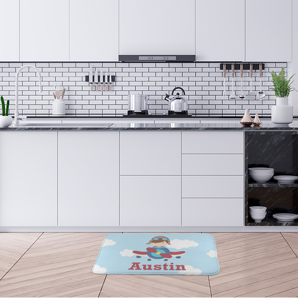 Airplane & Pilot Anti-Fatigue Kitchen Mats - LIFESTYLE