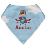 Airplane & Pilot Bandana Bib (Personalized)