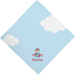 Airplane & Pilot Dog Bandana Scarf w/ Name or Text