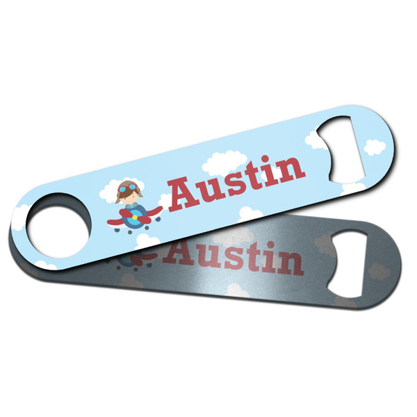Airplane & Pilot Bar Bottle Opener - Main
