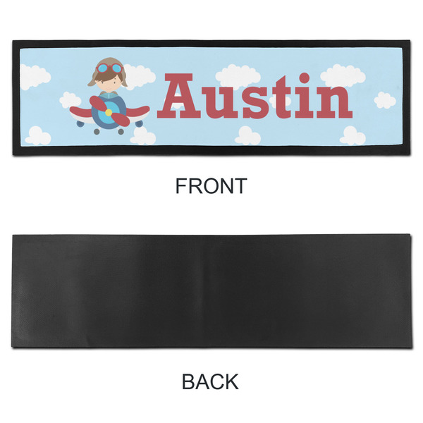 Airplane & Pilot Bar Mat - Large - APPROVAL