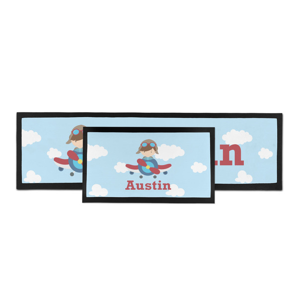 Airplane & Pilot Bar Mat - Parent Main