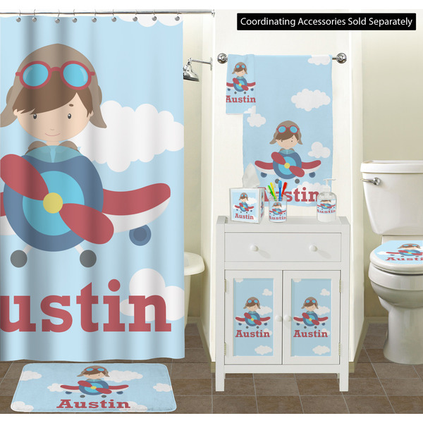 Airplane & Pilot Bathroom Scene