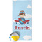 Airplane & Pilot Beach Towel (Personalized)