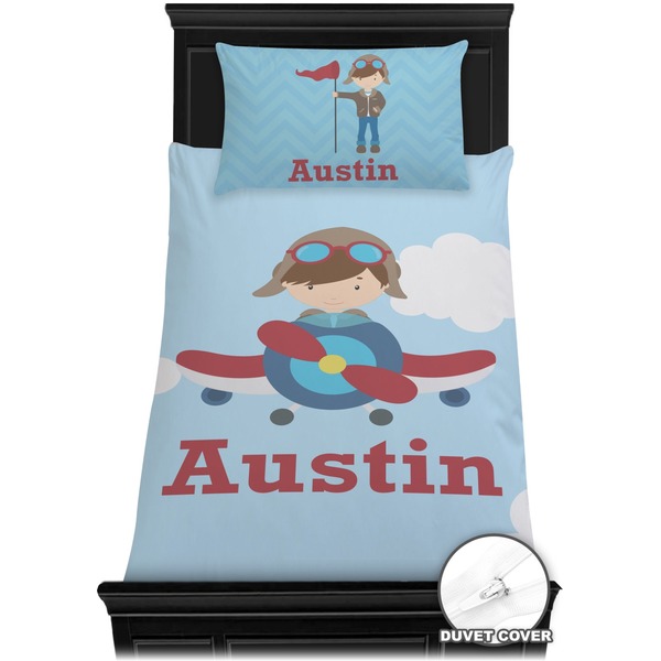 Airplane & Pilot Bedding Set (Twin) - Duvet