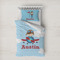 Airplane & Pilot Duvet Cover Set - Twin XL (Personalized)