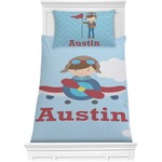 Airplane & Pilot Comforter Set - Twin (Personalized)