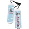 Airplane & Pilot Bookmark with tassel - Front and Back