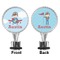 Airplane & Pilot Bottle Stopper - Front and Back