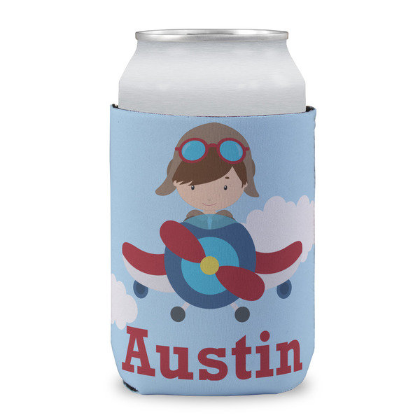 Airplane & Pilot Can Sleeve