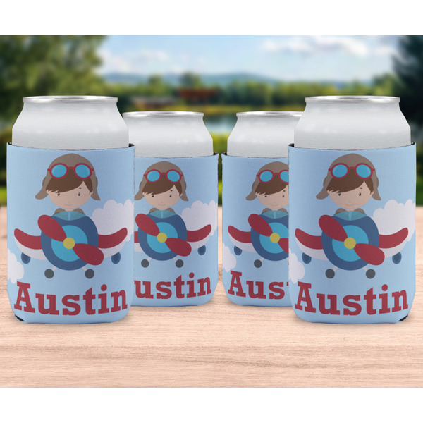 Airplane & Pilot Can Sleeve - LIFESTYLE