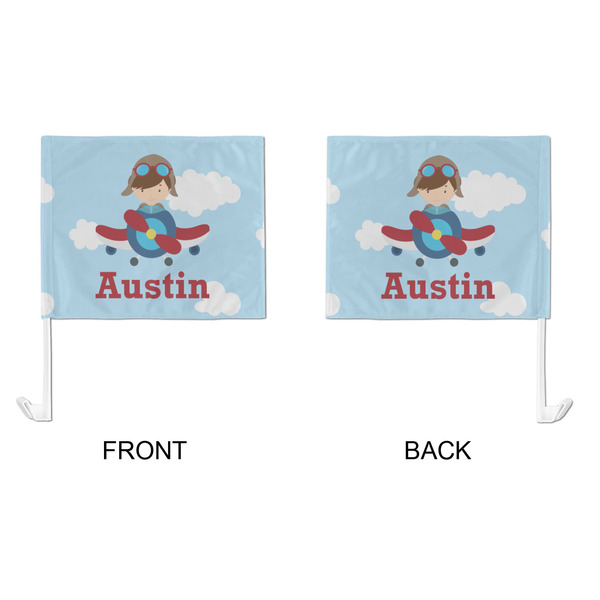 Airplane & Pilot Car Flag - Large - APPROVAL